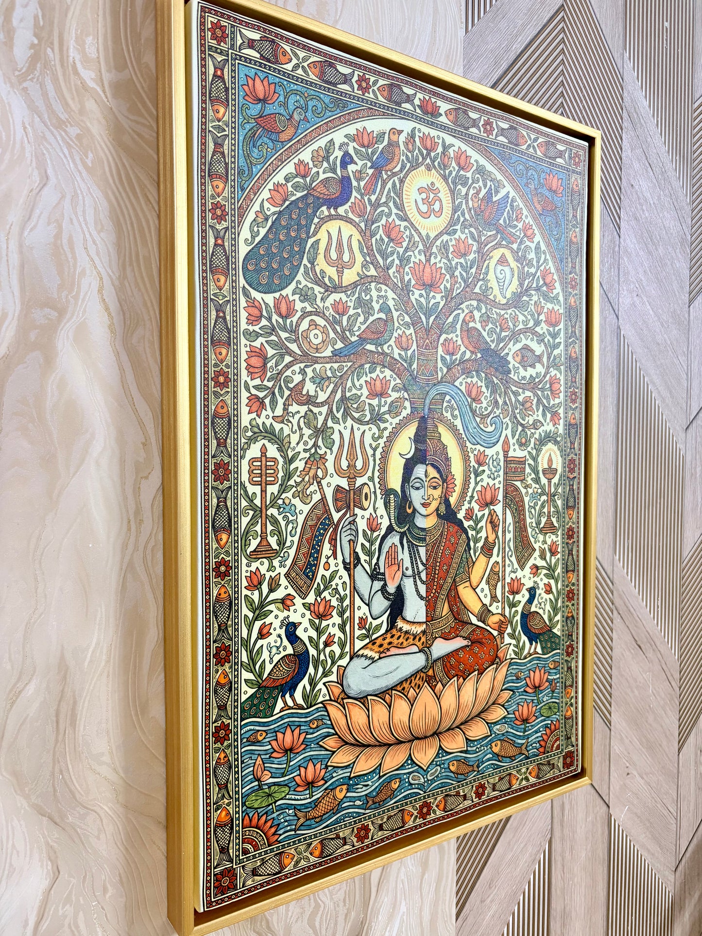 Lord Shiva Premium Canvas Painting - Buy Online | Decor By Neon