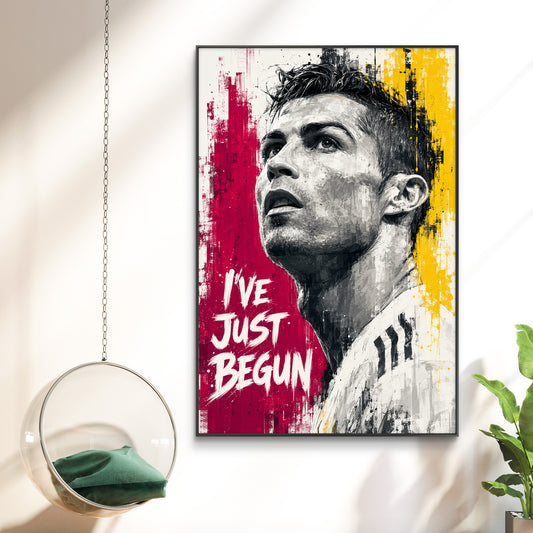 Cristiano Ronaldo Premium Canvas Painting - Canvas Wall Art | Decor By Neon