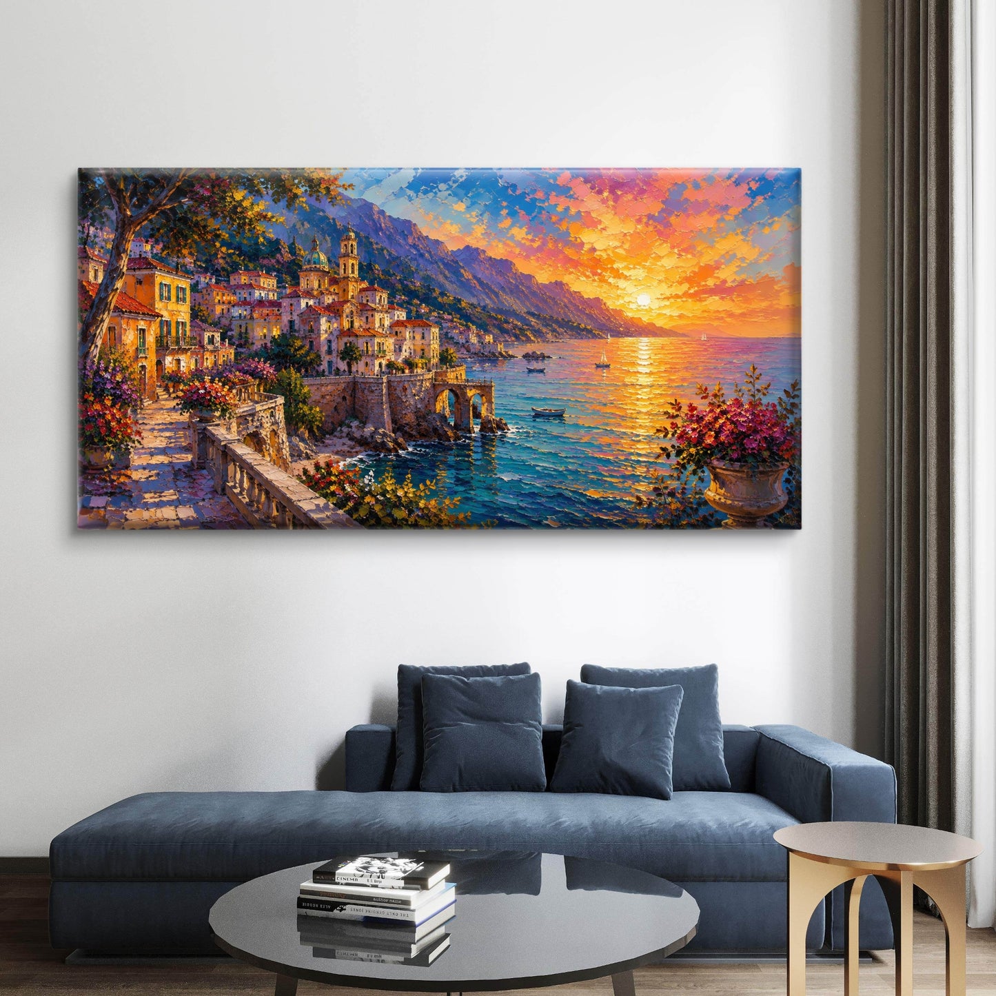 European Landscape Premium Canvas Painting - Buy Online | Decor By Neon
