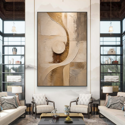 Luxury Neutral Premium Canvas Painting