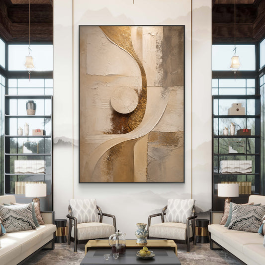 Luxury Neutral Premium Canvas Painting - Canvas Wall Art | Decor By Neon