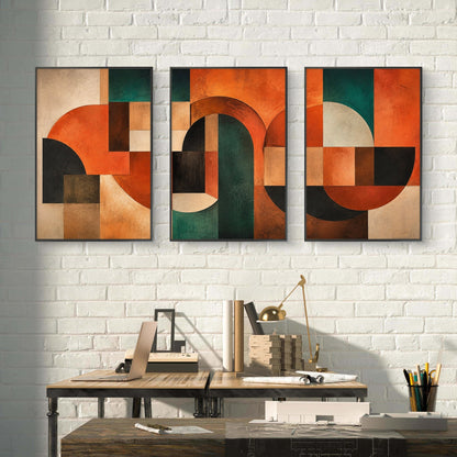 Set of 3 Abstract Art Premium Canvas Painting