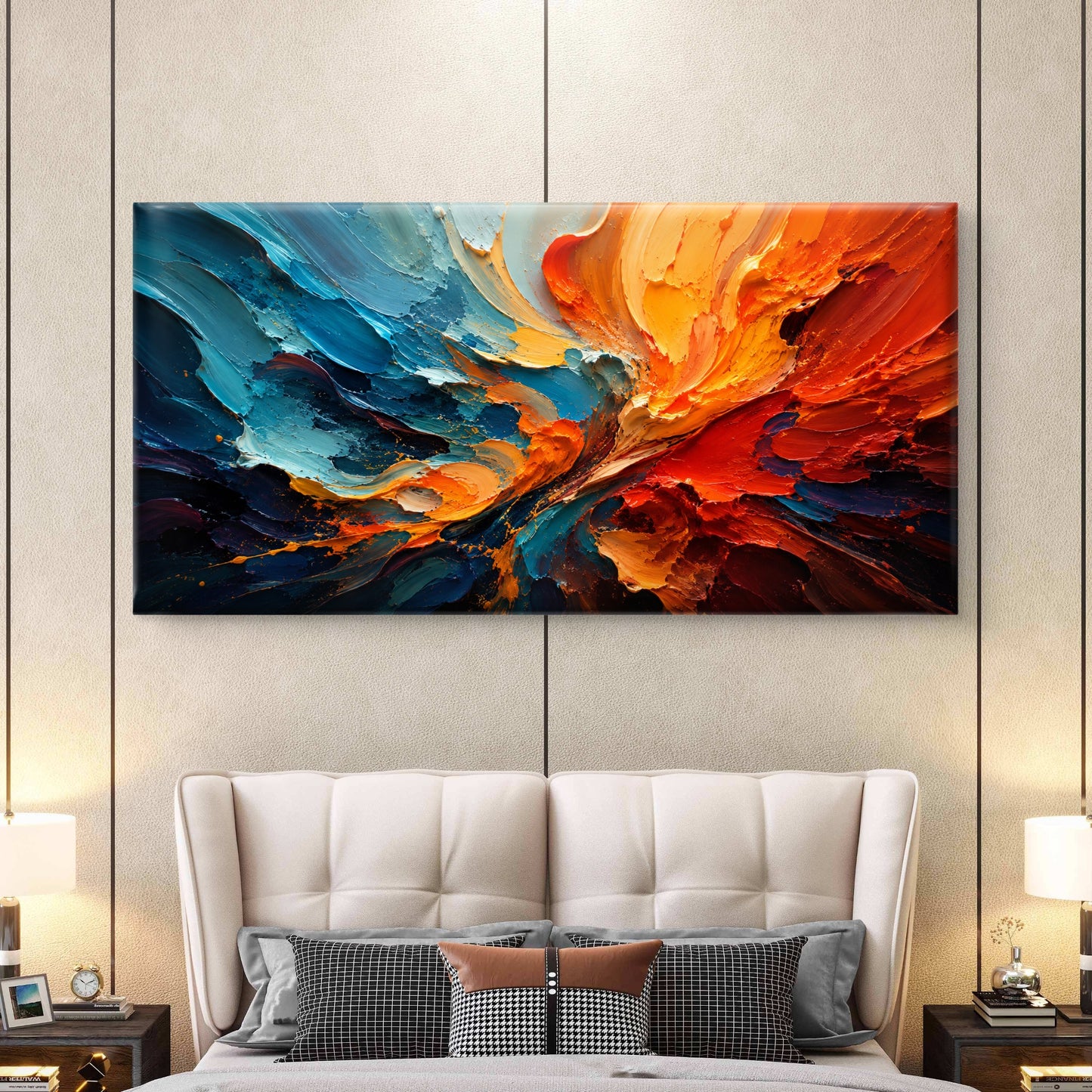 Abstract Art Premium Canvas Painting - Buy Online | Decor By Neon