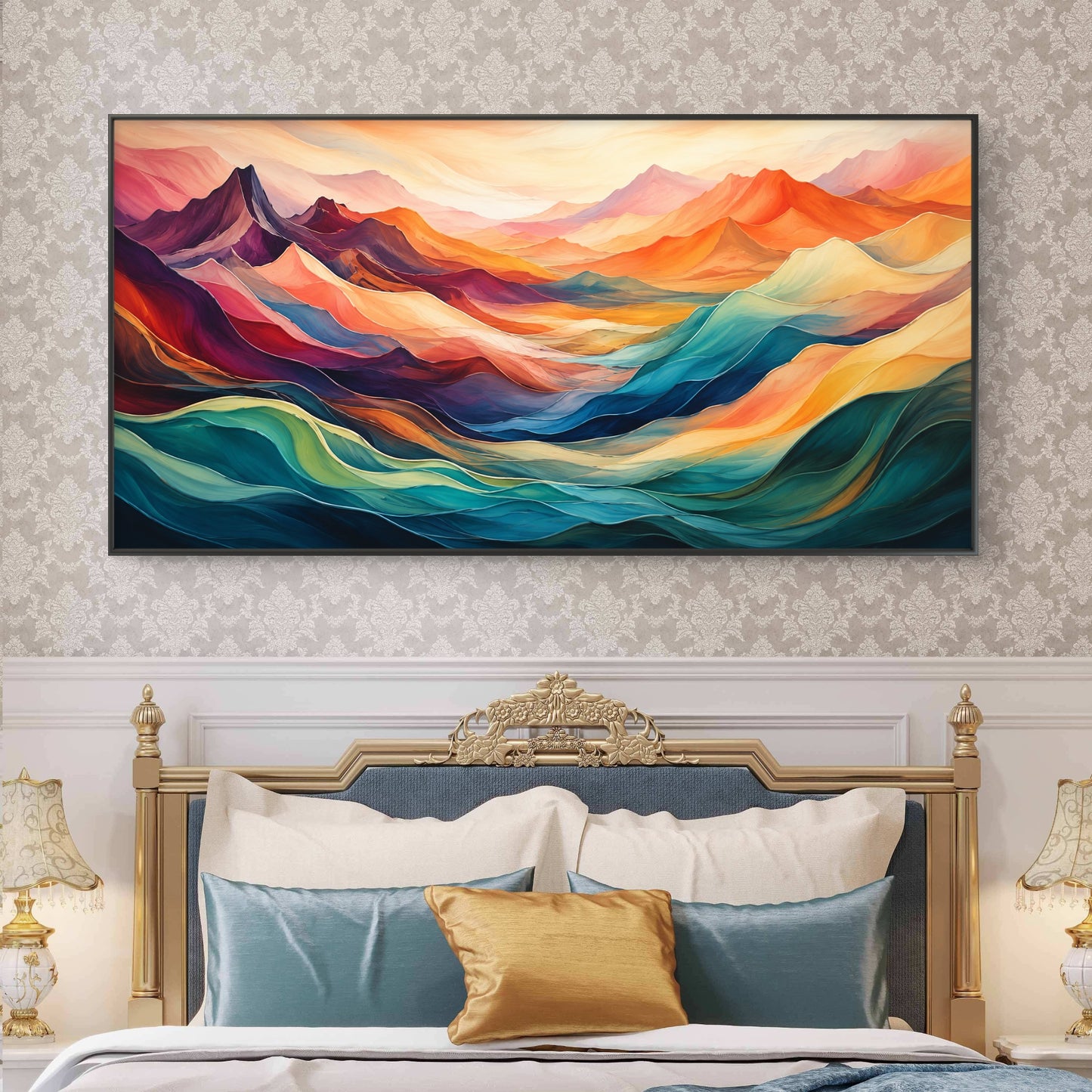Abstract Art Premium Canvas Painting - Buy Online | Decor By Neon
