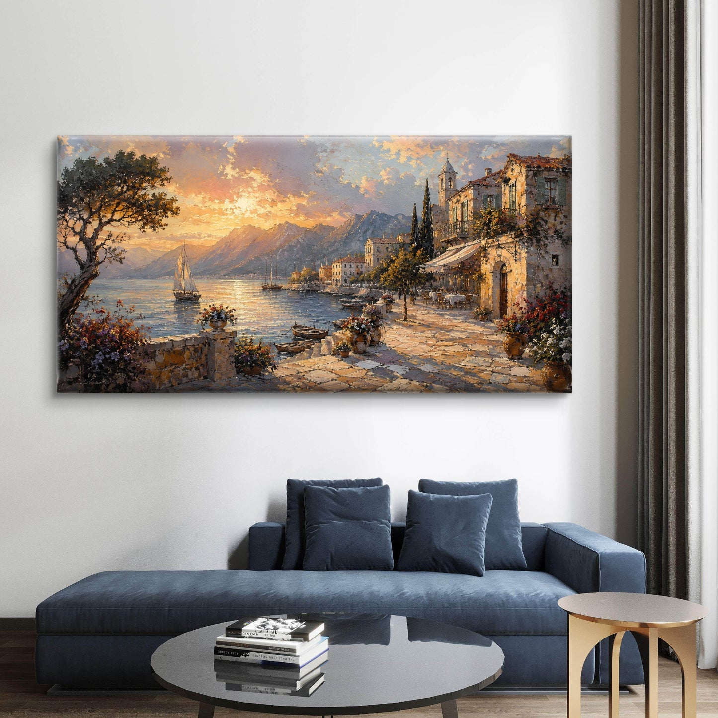 European Landscape Premium Canvas Painting - Buy Online | Decor By Neon
