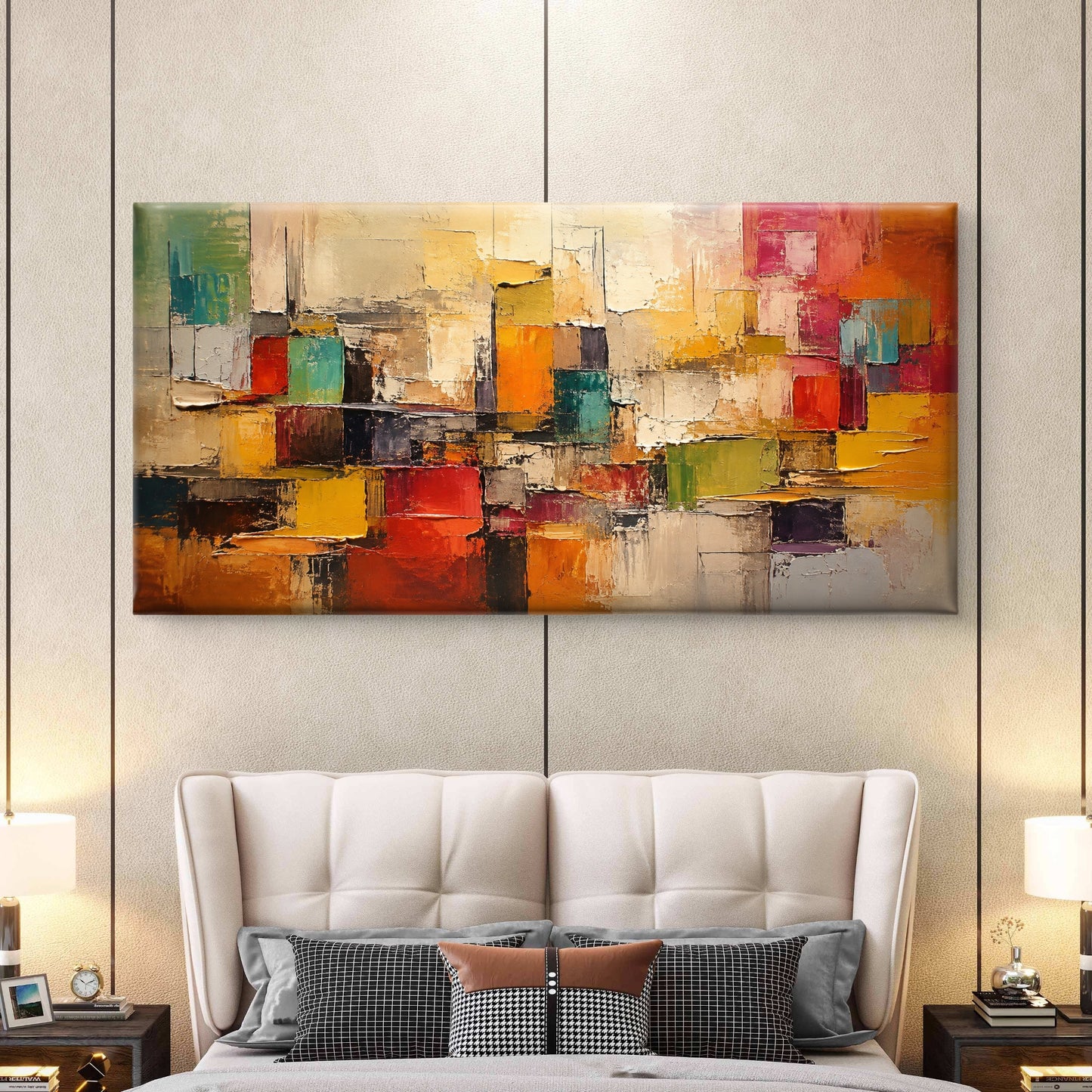 Abstract Art Premium Canvas Painting - Buy Online | Decor By Neon