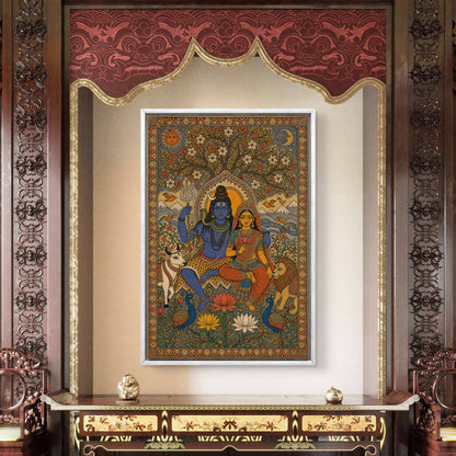 Lord Shiva Premium Canvas Painting