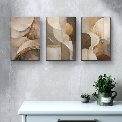 Set of 3 Abstract Art Premium Canvas Painting