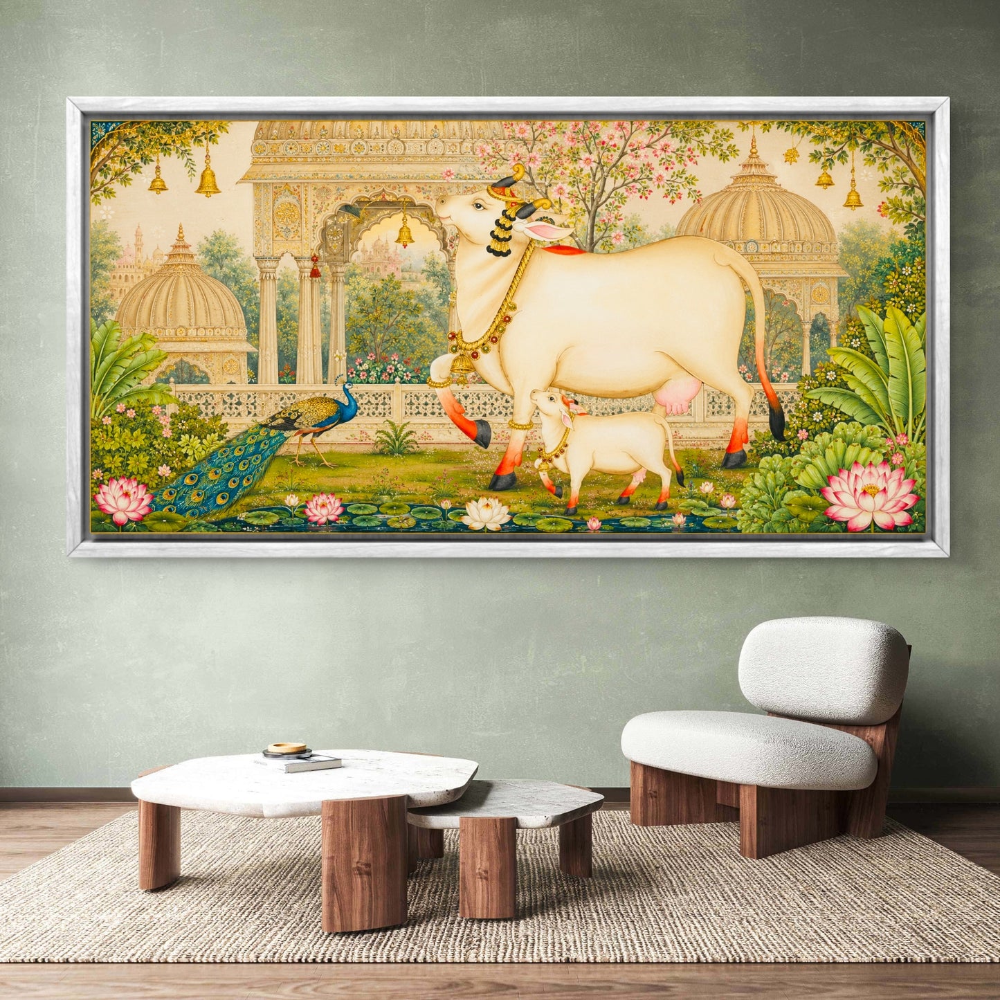 Traditional Pichwai Shrinathji Premium Canvas Painting - Buy Online | Decor By Neon