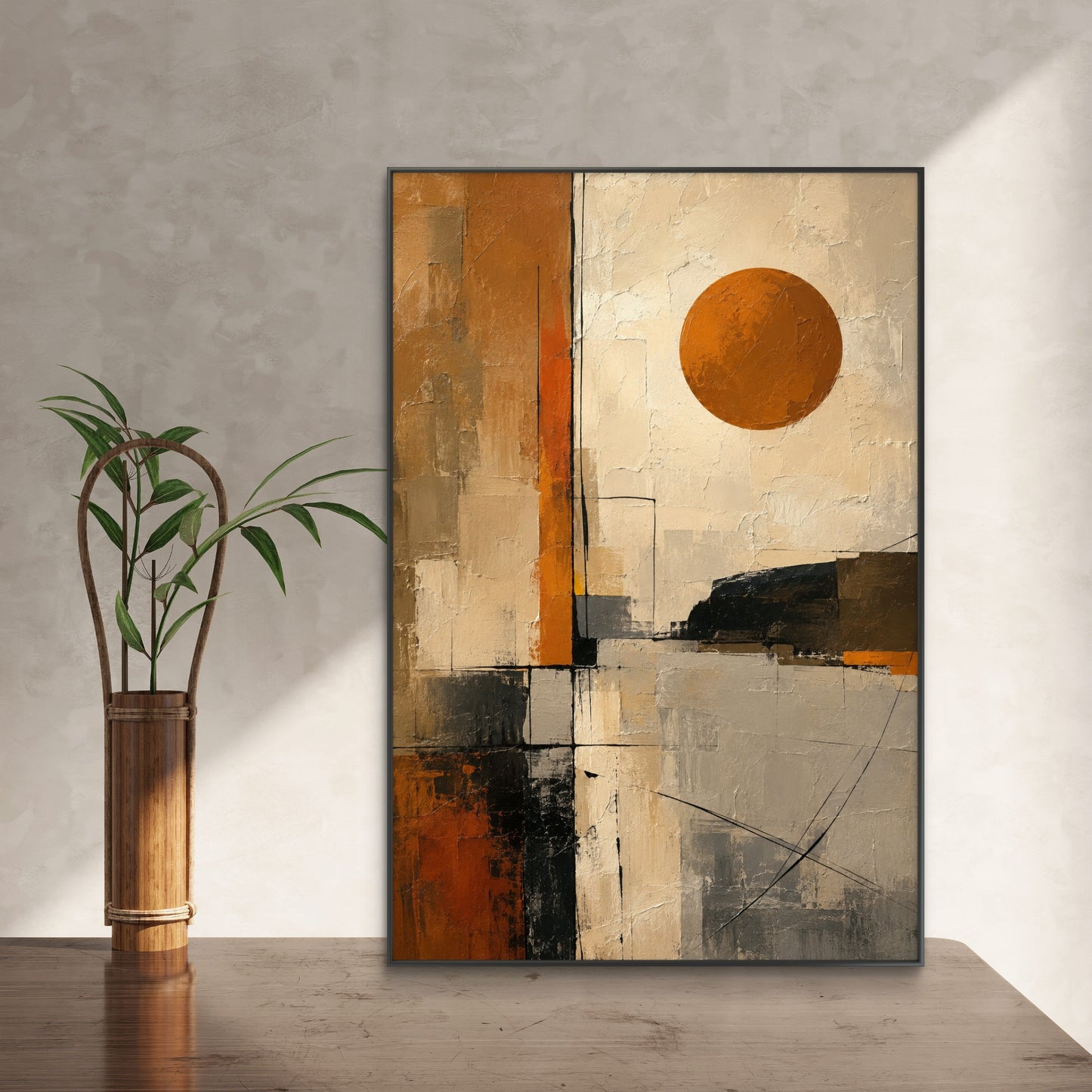 Abstract Art Premium Canvas Painting - Buy Online | Decor By Neon