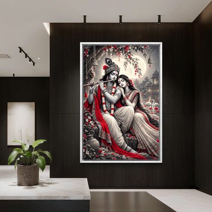 Radha Krishna Premium Canvas Painting