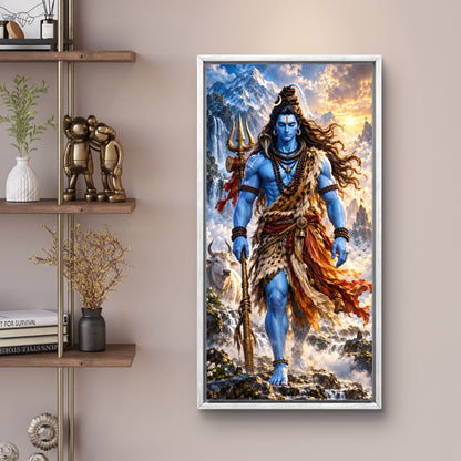Lord Shiva Premium Canvas Painting