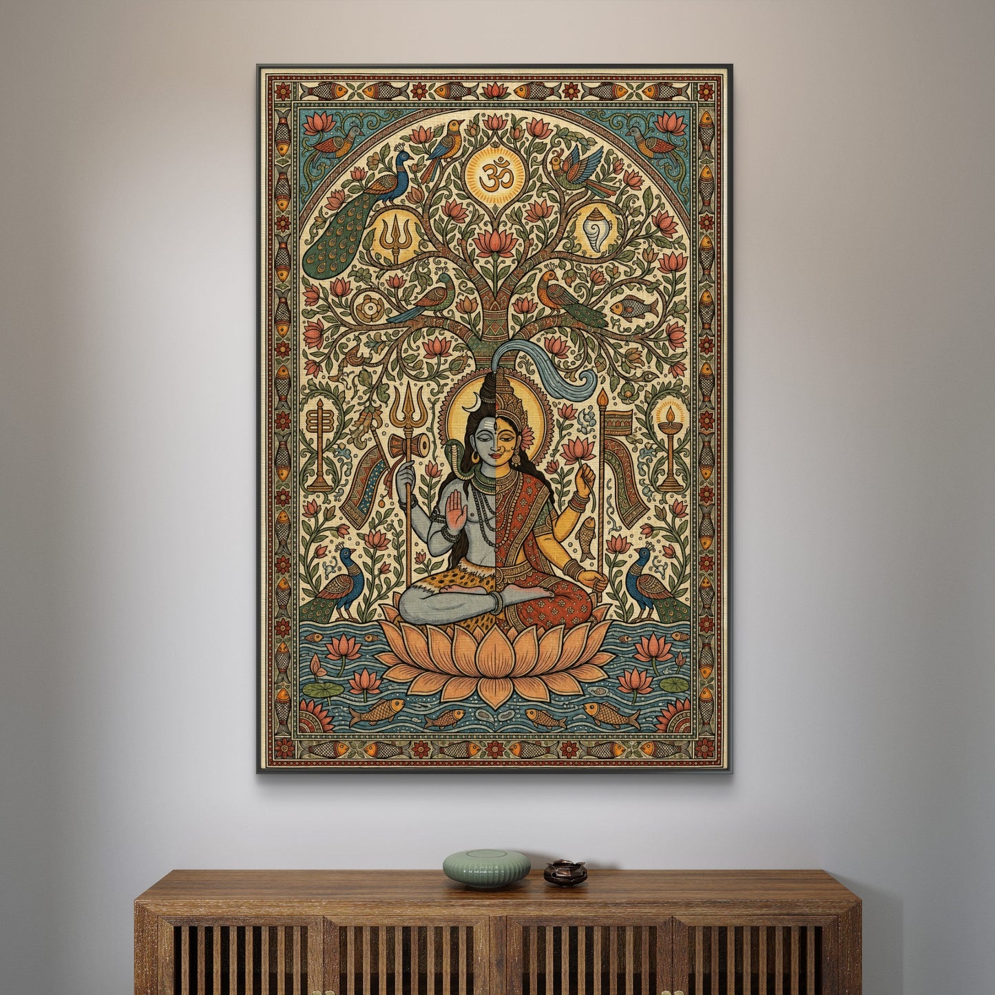 Lord Shiva Premium Canvas Painting - Buy Online | Decor By Neon