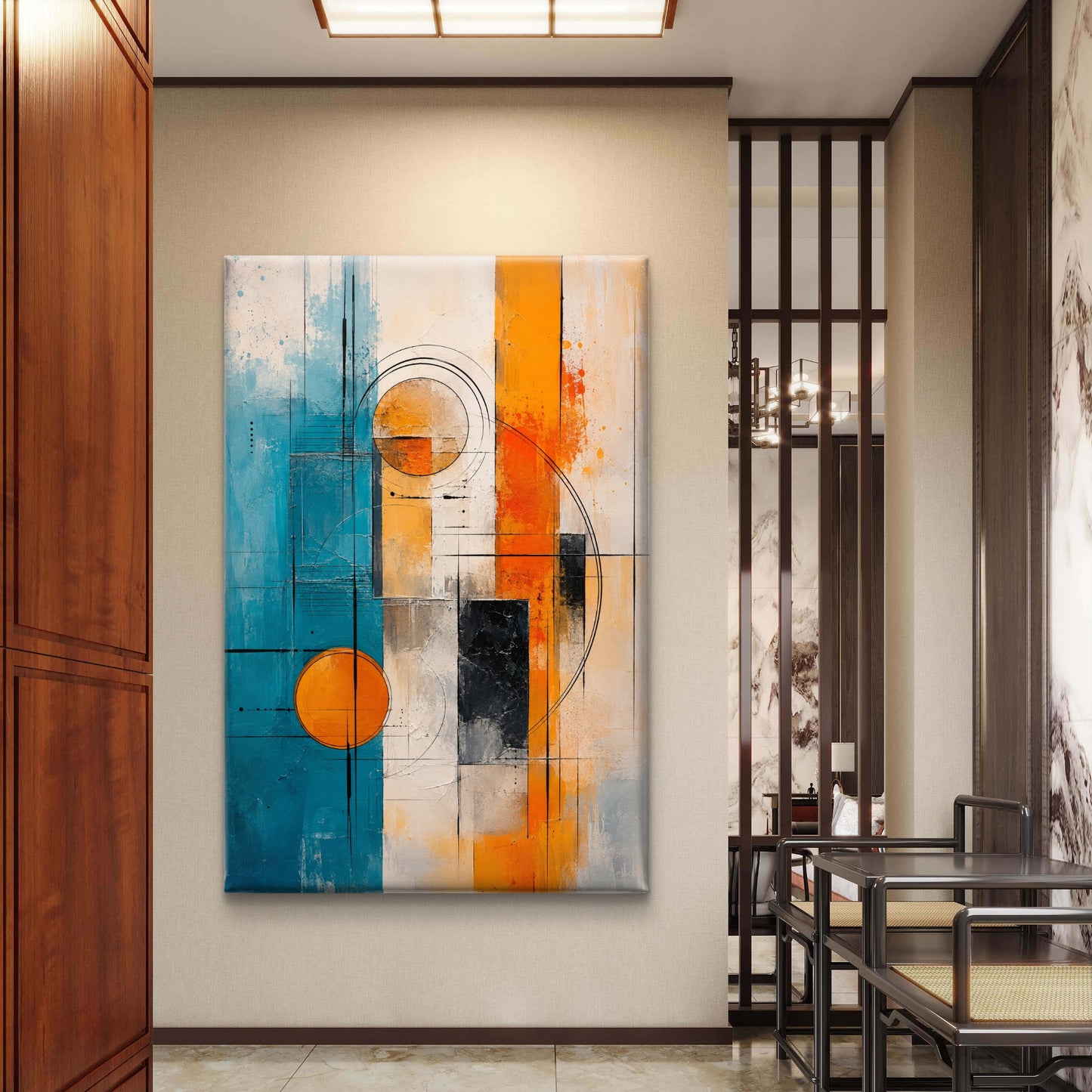Abstract Art Premium Canvas Painting - Buy Online | Decor By Neon