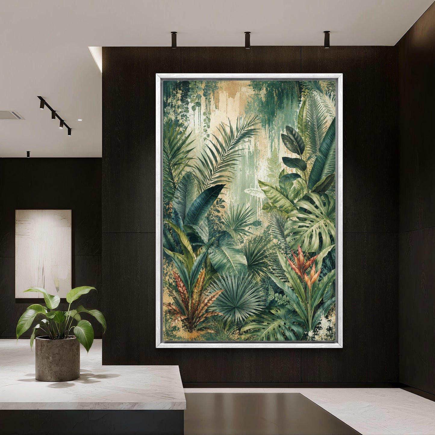 Botanical Luxury Premium Canvas Painting - Buy Online | Decor By Neon