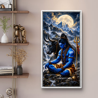 Lord Shiva Premium Canvas Painting