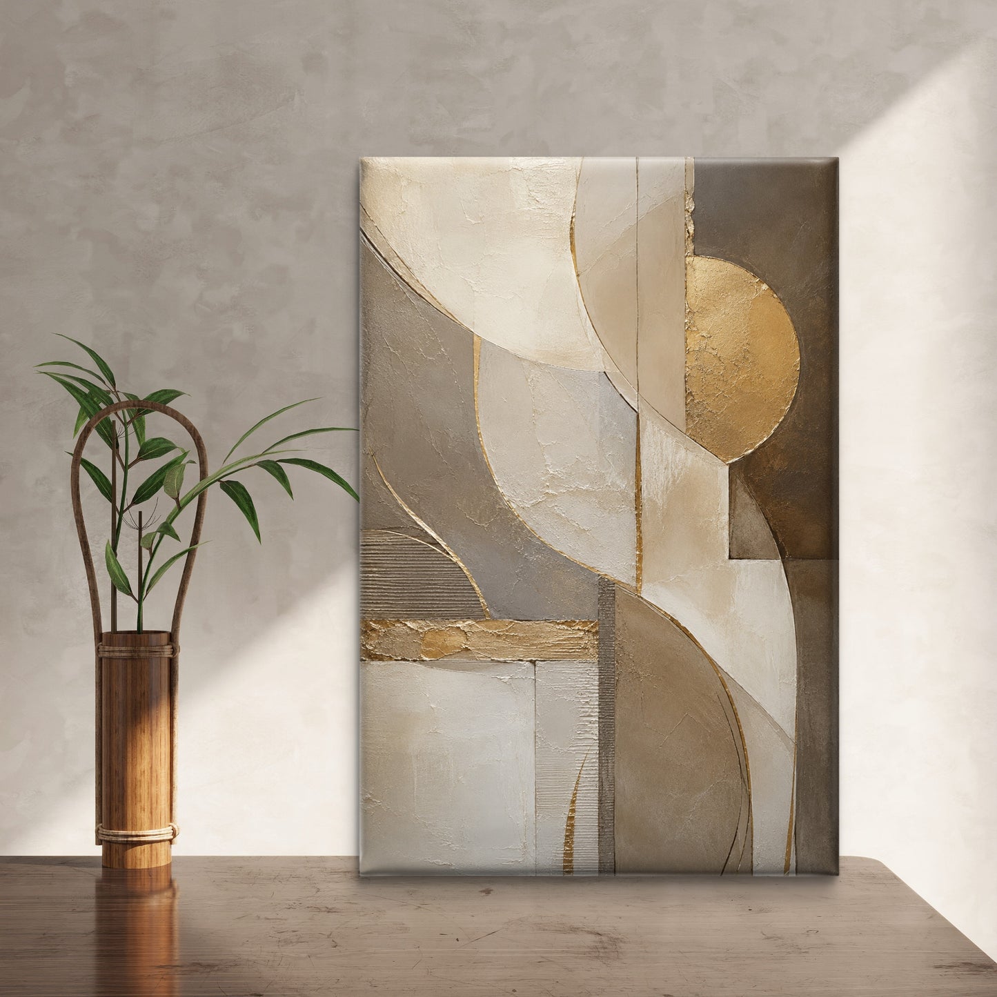 Luxury Neutral Premium Canvas Painting - Buy Online | Decor By Neon