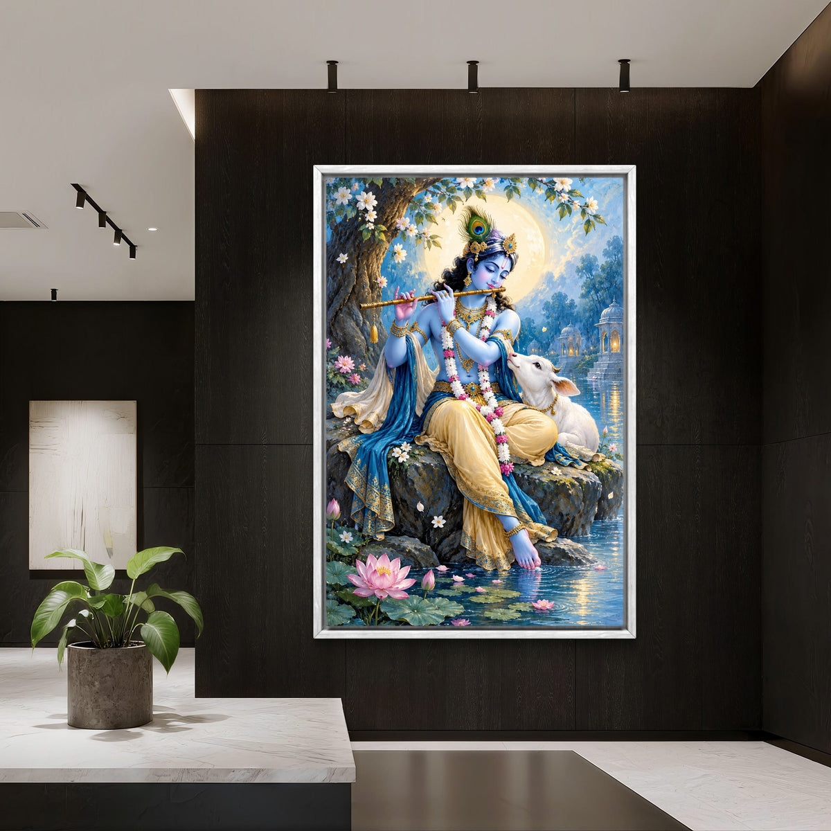 Radha Krishna Premium Canvas Painting - Buy Online | Decor By Neon