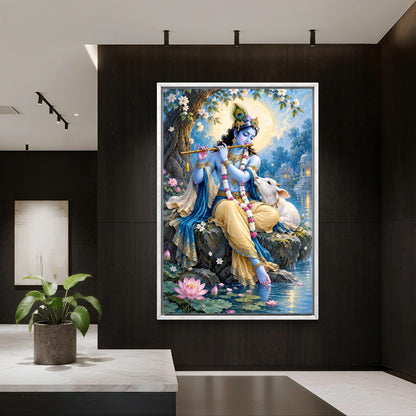 Radha Krishna Premium Canvas Painting
