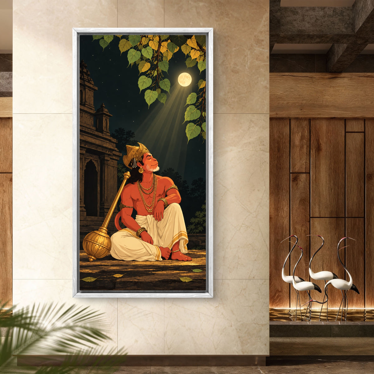 Lord Hanuman Premium Canvas Painting - Buy Online | Decor By Neon
