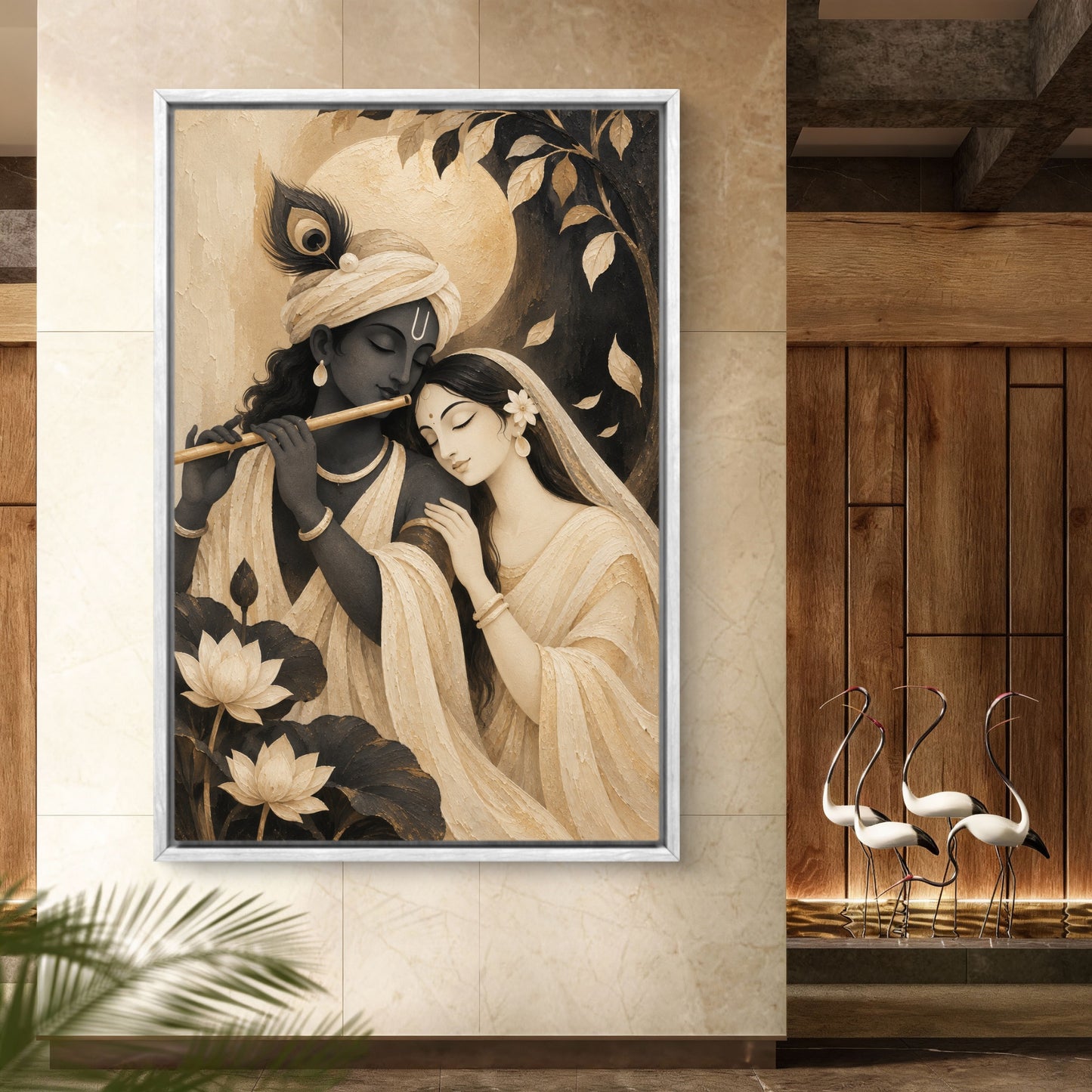 Radha Krishna Premium Canvas Painting - Buy Online | Decor By Neon