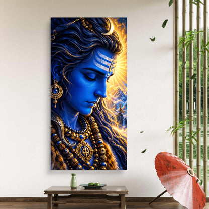 Lord Shiva Premium Canvas Painting