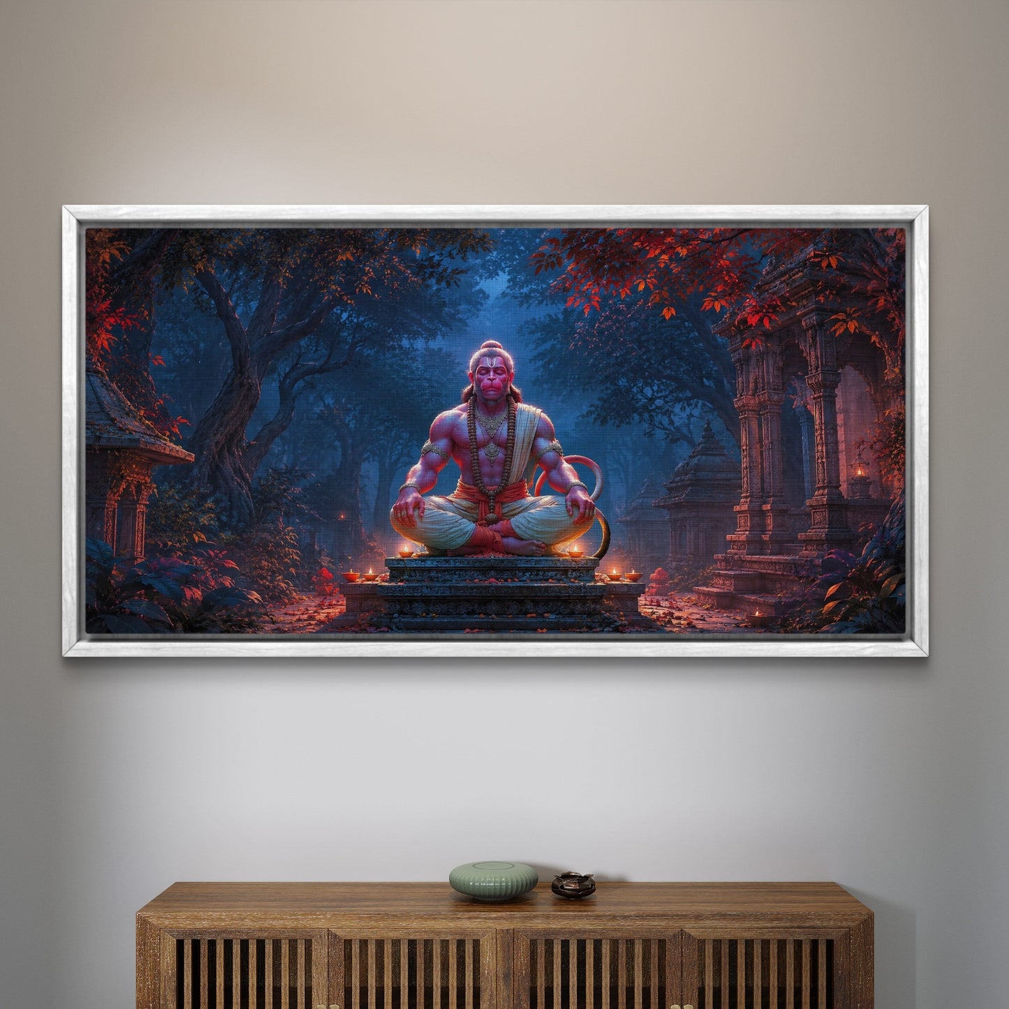 Lord Hanuman Premium Canvas Painting - Buy Online | Decor By Neon