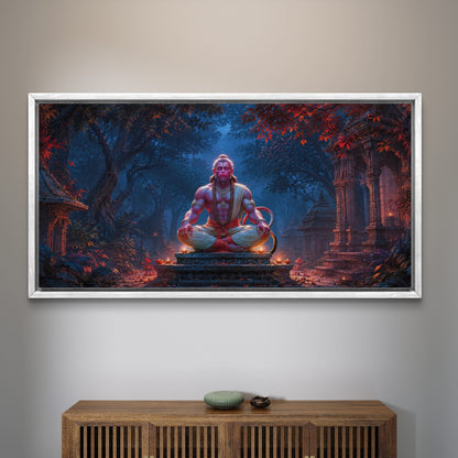 Lord Hanuman Premium Canvas Painting