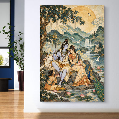 Lord Shiva Premium Canvas Painting