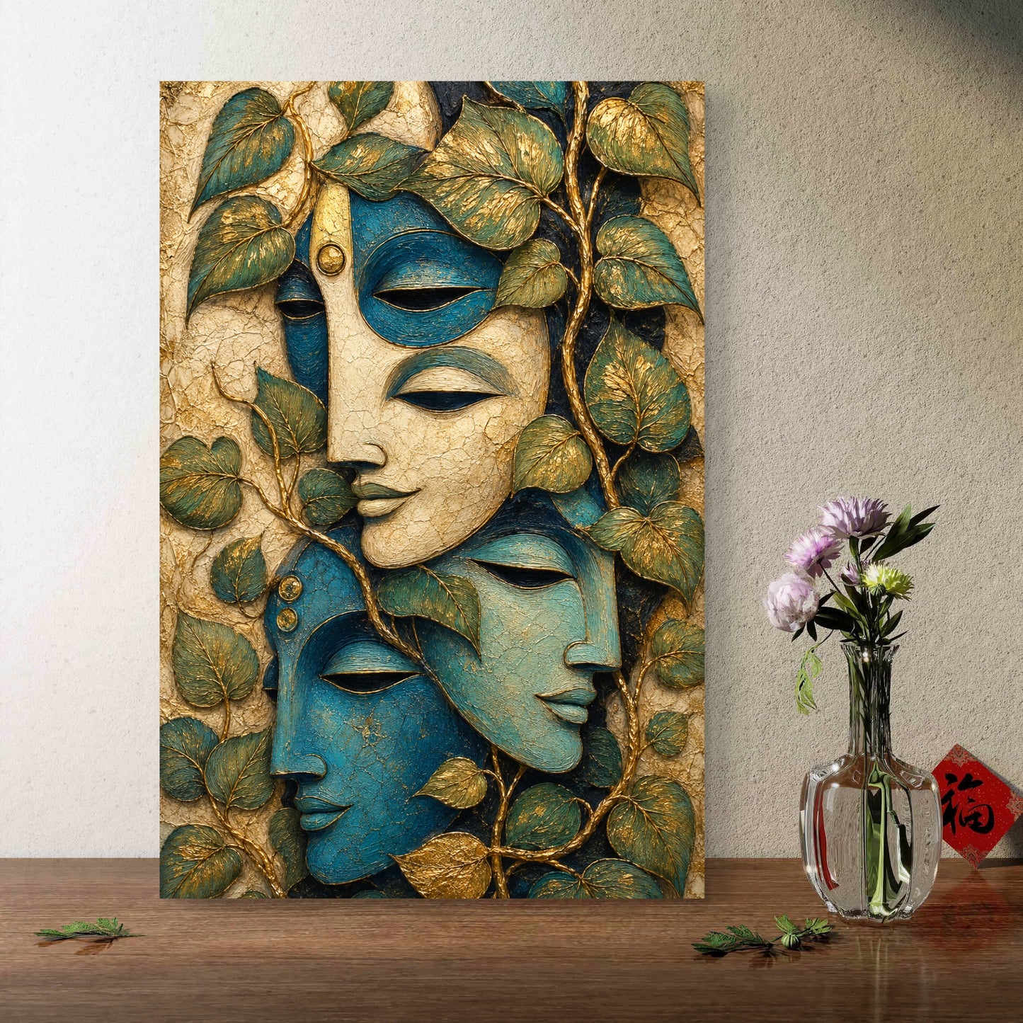 Modern Interiors Portrait Premium Canvas Painting - Buy Online | Decor By Neon