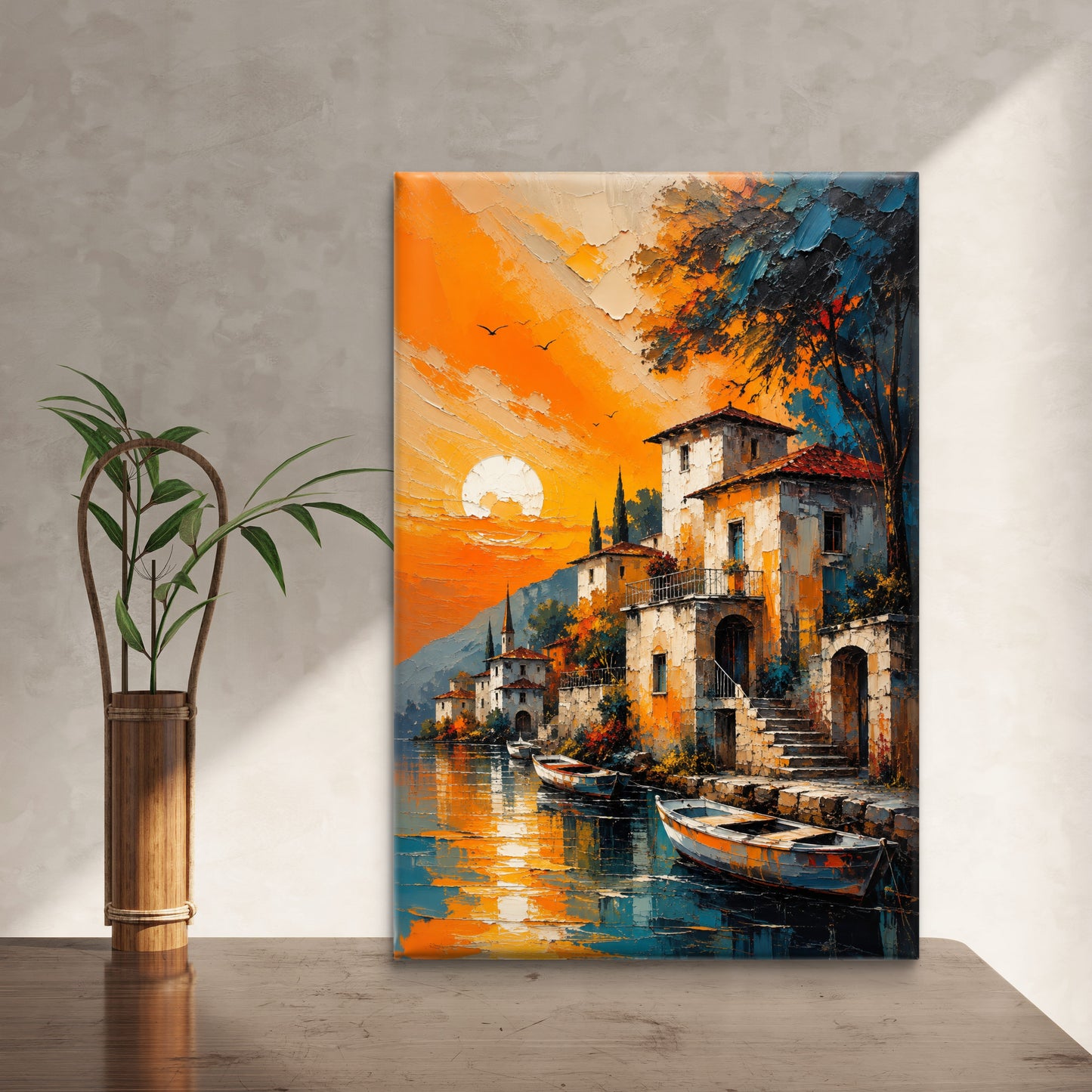 Modern Interiors Portrait Premium Canvas Painting - Buy Online | Decor By Neon
