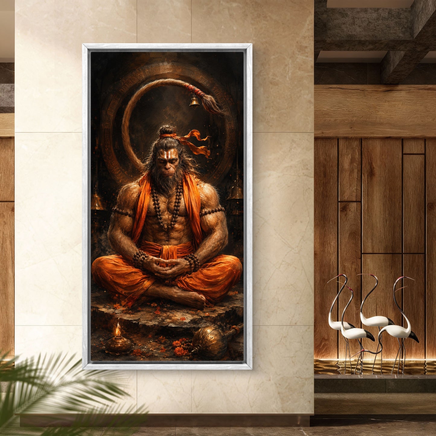 Lord Hanuman Premium Canvas Painting - Buy Online | Decor By Neon
