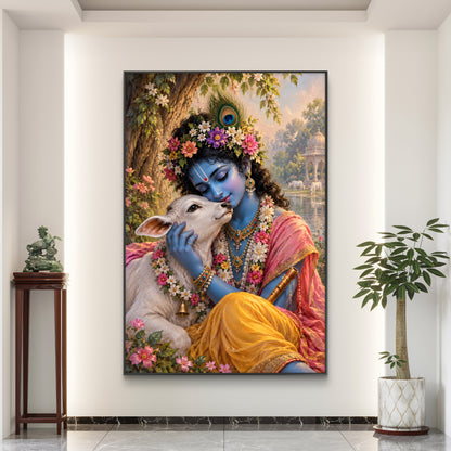 Radha Krishna Premium Canvas Painting