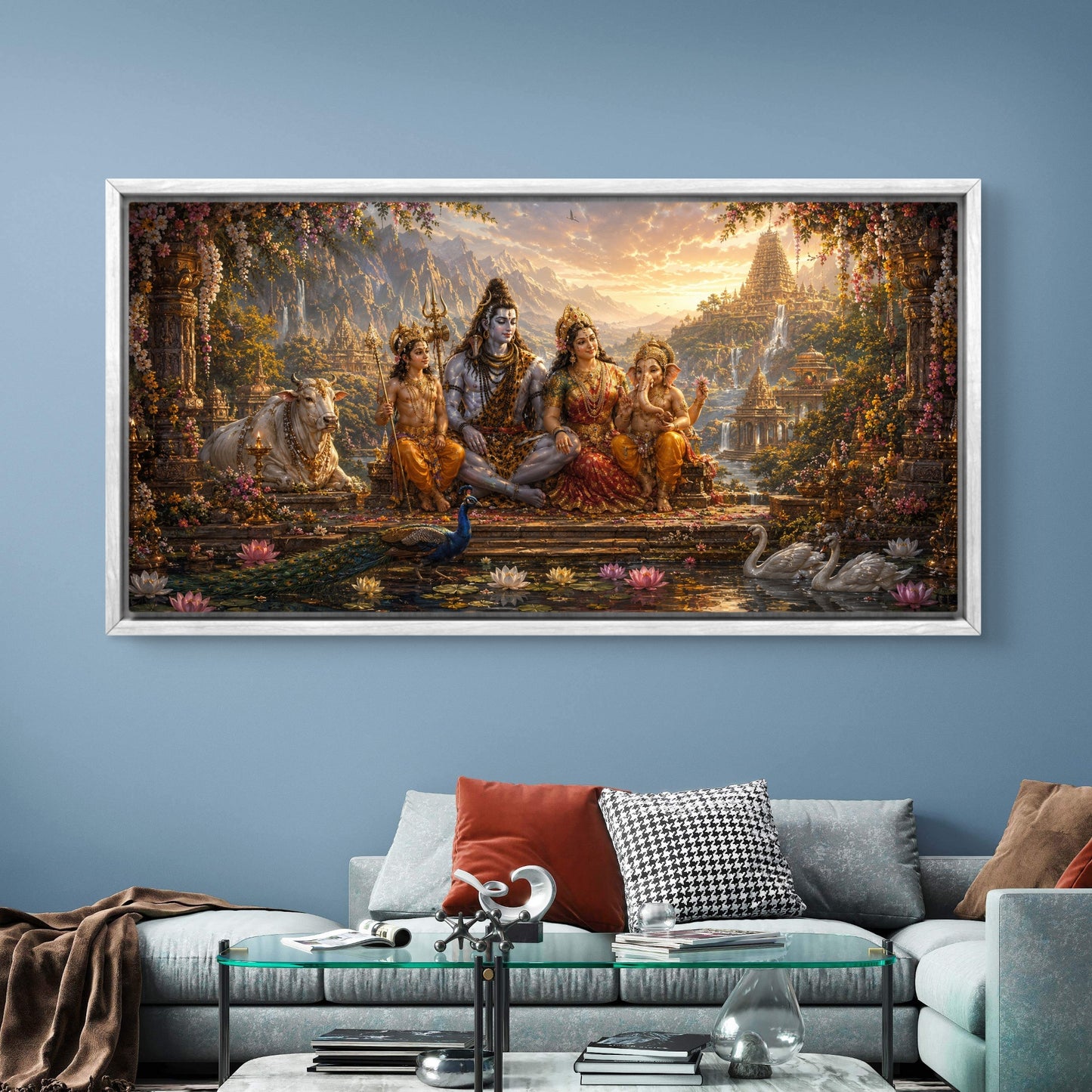 Lord Shiva Premium Canvas Painting - Buy Online | Decor By Neon