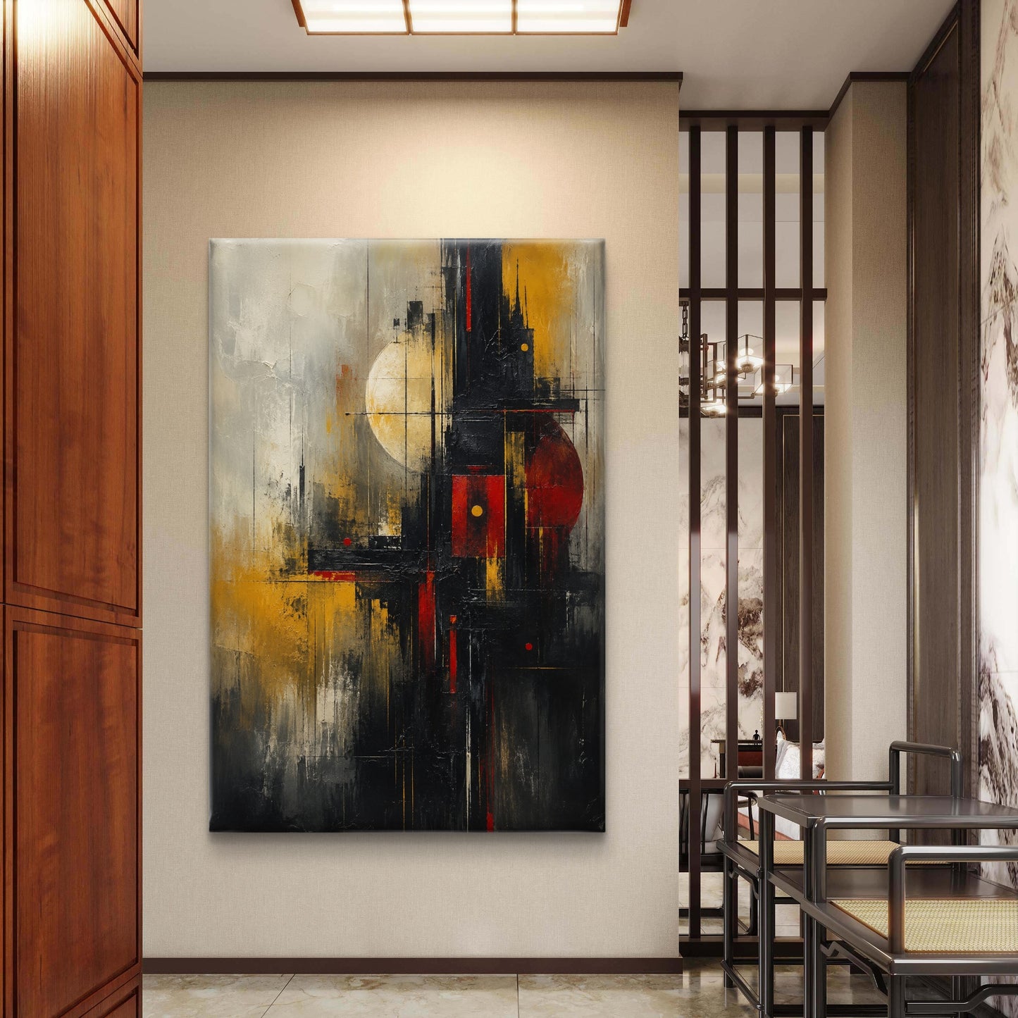 Abstract Art Premium Canvas Painting - Buy Online | Decor By Neon