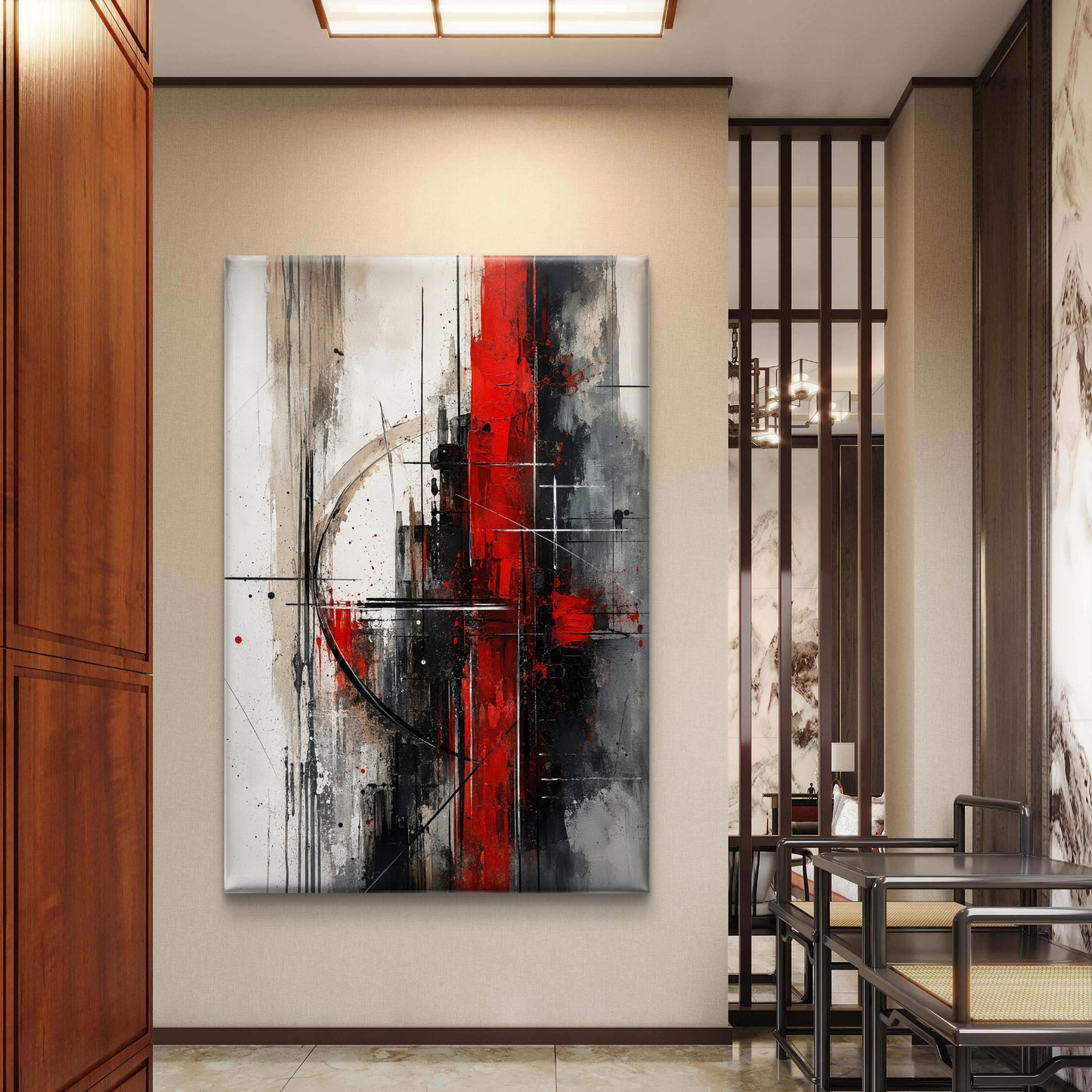 Abstract Art Premium Canvas Painting - Buy Online | Decor By Neon