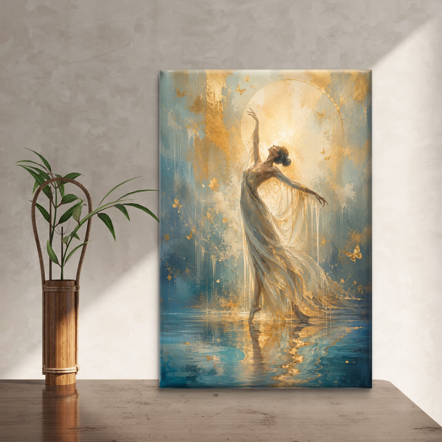 Modern Interiors Portrait Premium Canvas Painting - Buy Online | Decor By Neon