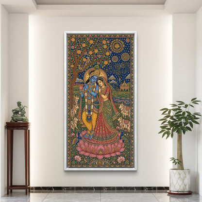 Radha Krishna Premium Canvas Painting