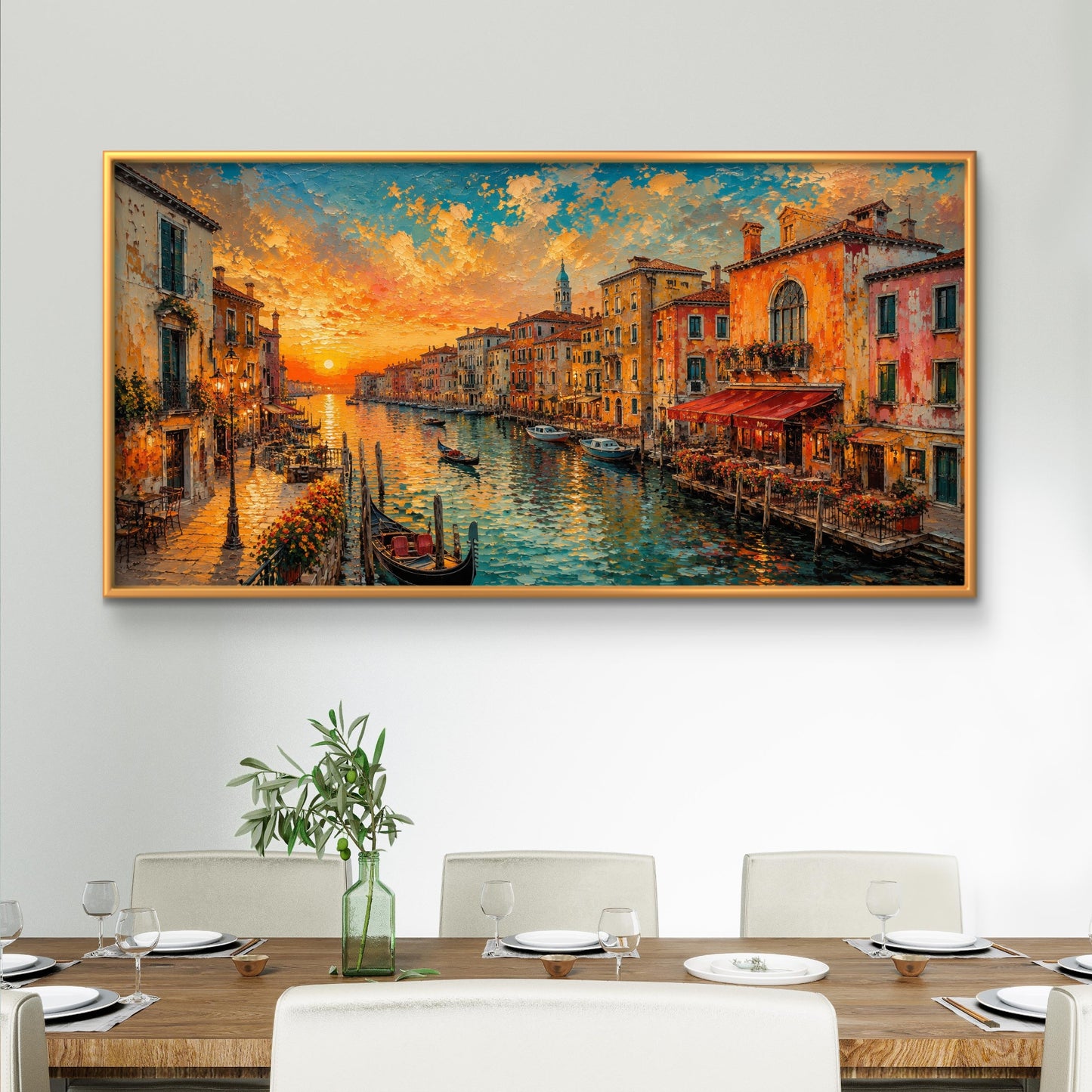European Landscape Premium Canvas Painting - Buy Online | Decor By Neon