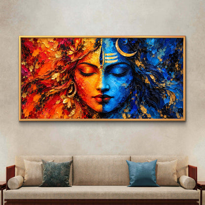 Lord Shiva Premium Canvas Painting
