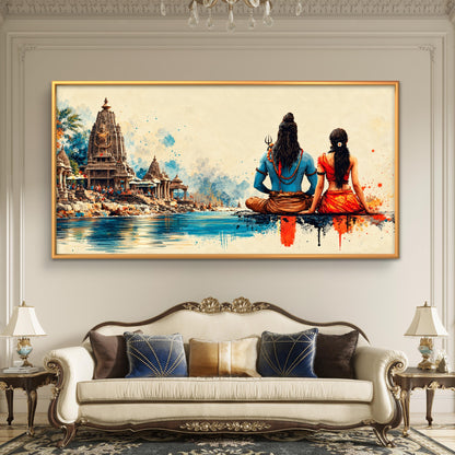Lord Shiva Premium Canvas Painting