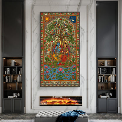 Radha Krishna Premium Canvas Painting