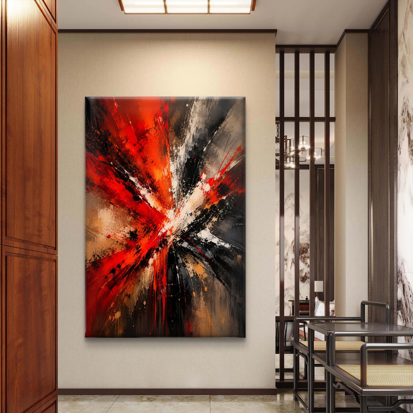 Abstract Art Premium Canvas Painting - Buy Online | Decor By Neon