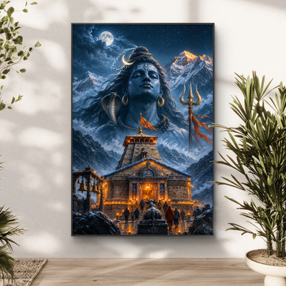 Lord Shiva Premium Canvas Painting