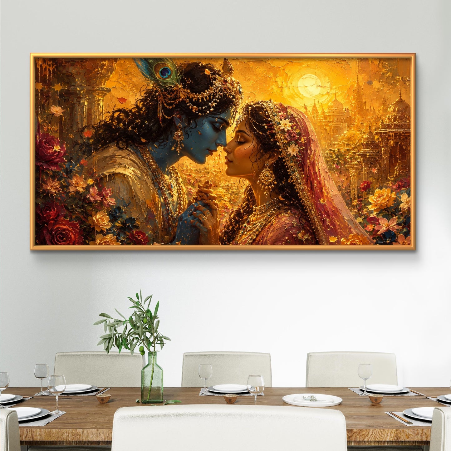 Radha Krishna Premium Canvas Painting - Buy Online | Decor By Neon