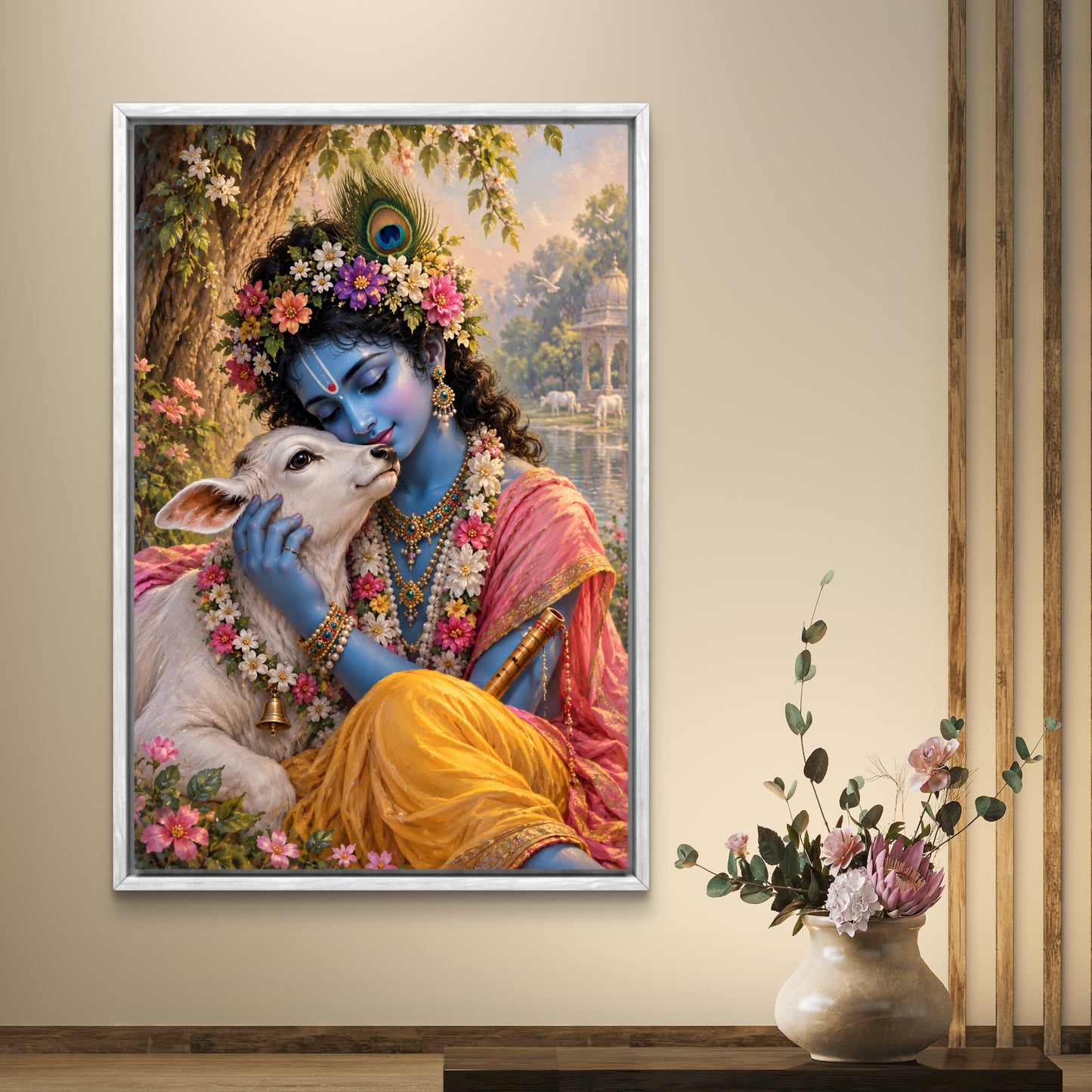 Radha Krishna Premium Canvas Painting - Buy Online | Decor By Neon