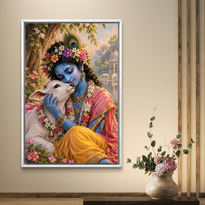 Radha Krishna Premium Canvas Painting
