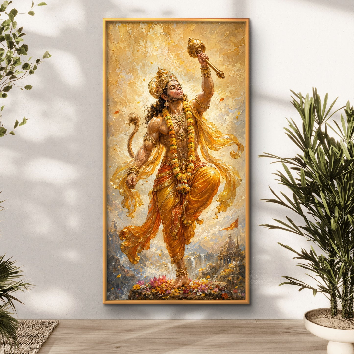 Lord Hanuman Premium Canvas Painting - Buy Online | Decor By Neon