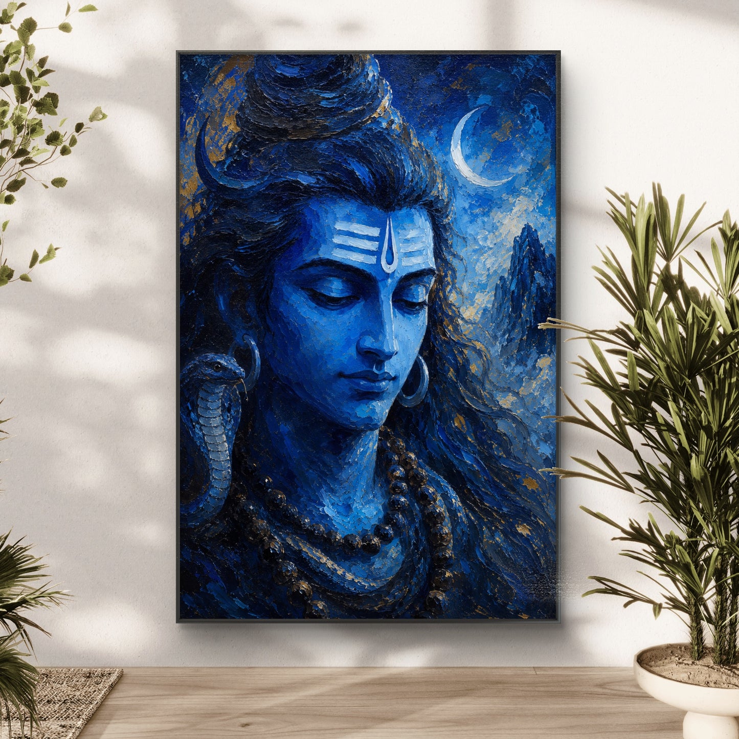 Lord Shiva Premium Canvas Painting - Buy Online | Decor By Neon