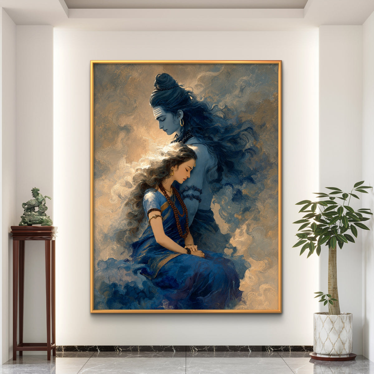 Lord Shiva Premium Canvas Painting - Buy Online | Decor By Neon